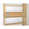 Rev-A-Shelf Maple Wood; Steel, Natural Maple, 6 in W, 44.5 in H, 23 in D 432-TF45-6C - alternate 4